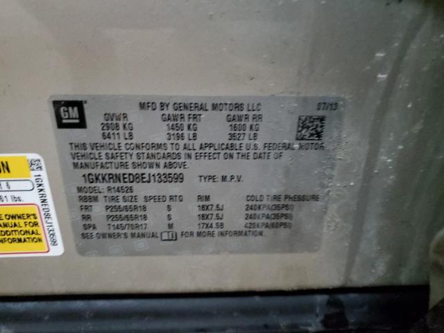 1GKKRNED8EJ133599 GMC ACADIA SLE