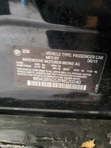 WBA3B5G52FNS20240 BMW 328 Xi Sulev