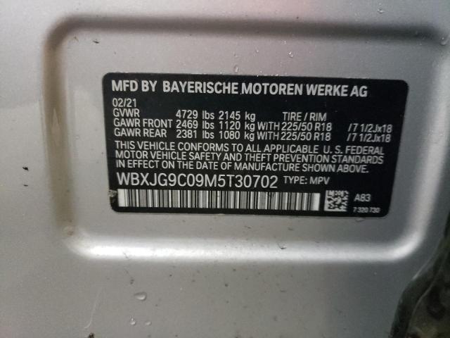 WBXJG9C09M5T30702 BMW X1 Xdrive28i