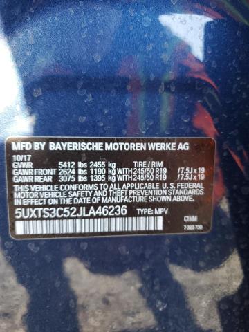 5UXTS3C52JLA46236 BMW X3 Xdrivem40i