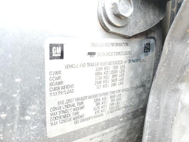 1GTU9CET2MZ120752 GMC Sierra K1500 Elevation