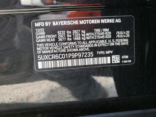 5UXCR6C01P9P97235 BMW X5 Xdrive40i