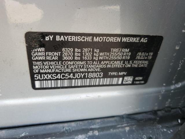 5UXKS4C54J0Y18803 BMW X5 Xdrive35d