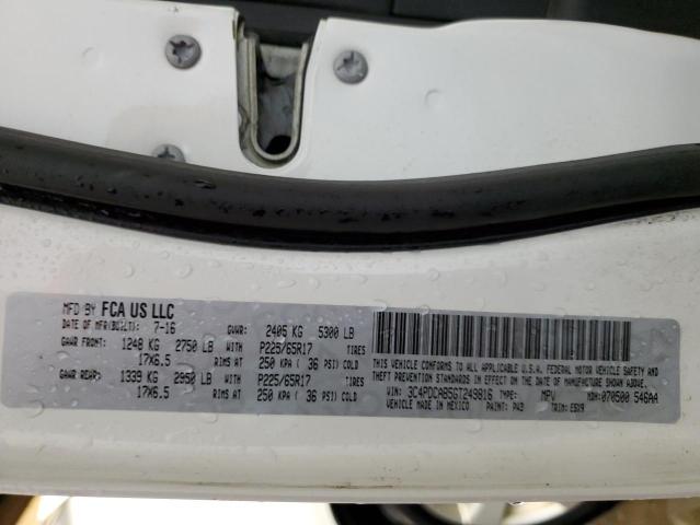 3C4PDCAB5GT249816 Dodge JOURNEY SE