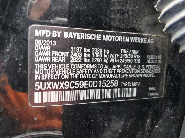 5UXWX9C59E0D15258 BMW X3 Xdrive28i