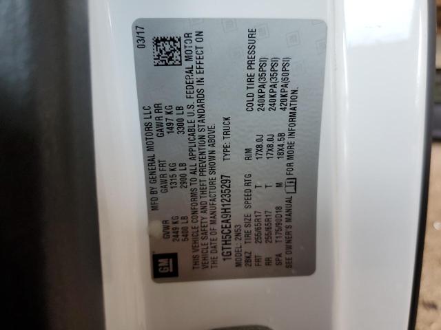 1GTH5CEA9H1235297 GMC CANYON SLE