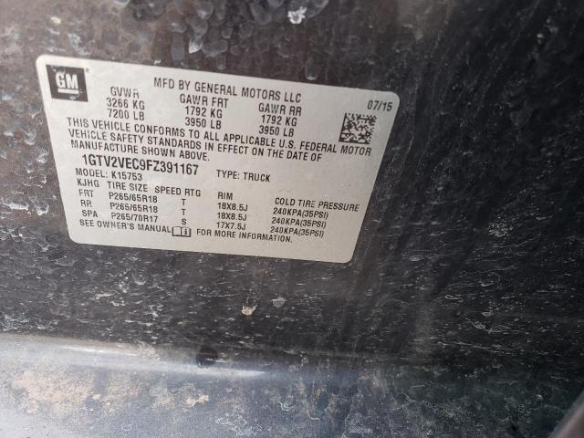 1GTV2VEC9FZ391167 GMC Sierra K1500 Slt