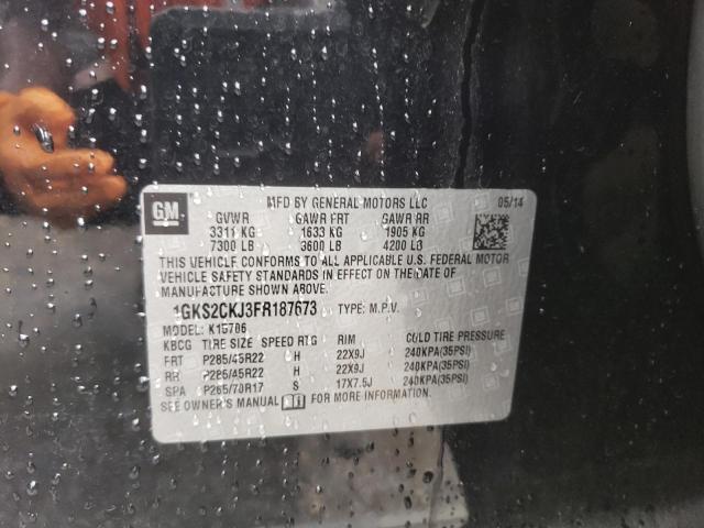 1GKS2CKJ3FR187673 GMC YUKON DENALI