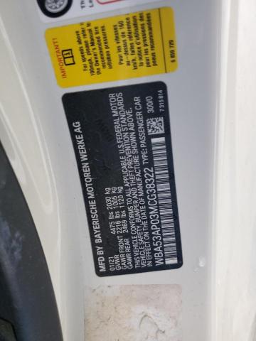 WBA53AP03MCG38322 BMW 430I