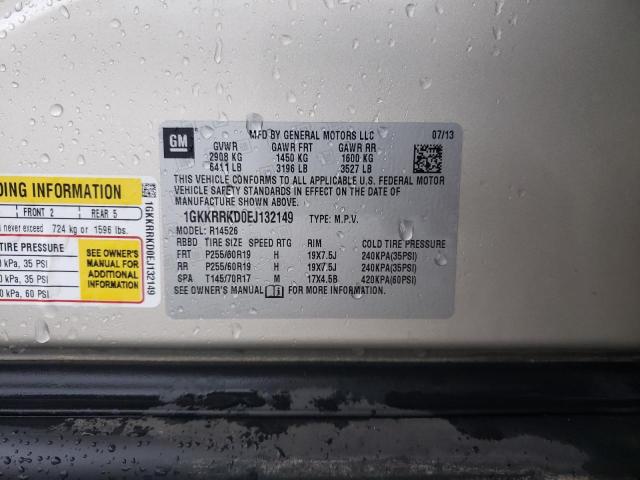 1GKKRRKD0EJ132149 GMC Acadia Slt-1