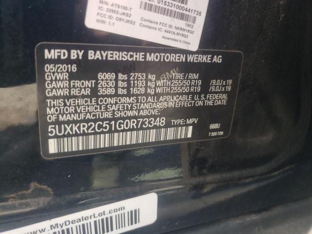 5UXKR2C51G0R73348 BMW X5 Sdrive35i