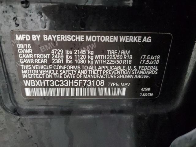 WBXHT3C33H5F73108 BMW X1 Xdrive28i