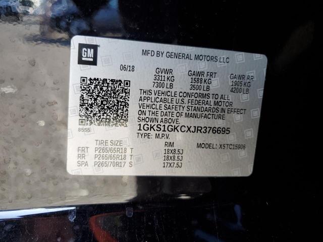 1GKS1GKCXJR376695 GMC Yukon Xl C1500 Slt