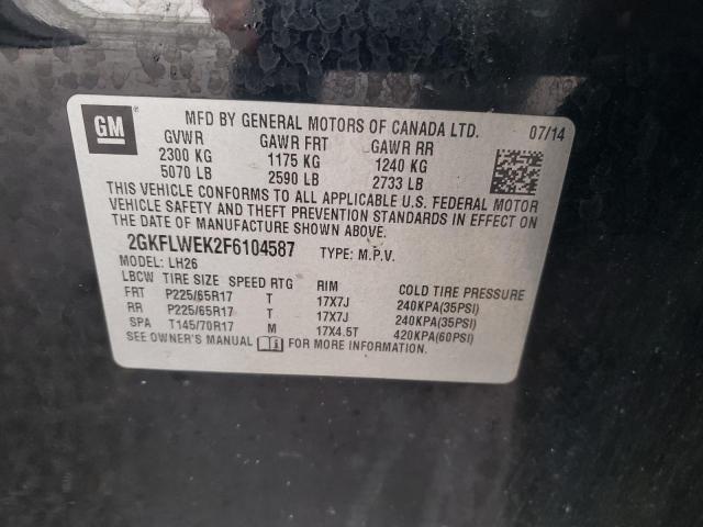 2GKFLWEK2F6104587 GMC Terrain Sle