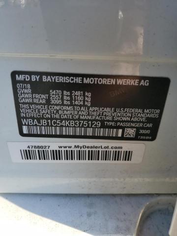 WBAJB1C54KB375129 BMW 530XE