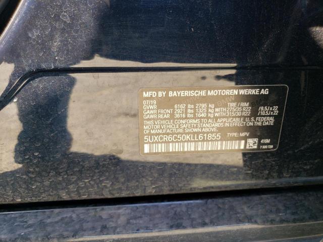 5UXCR6C50KLL61855 BMW X5 Xdrive40i