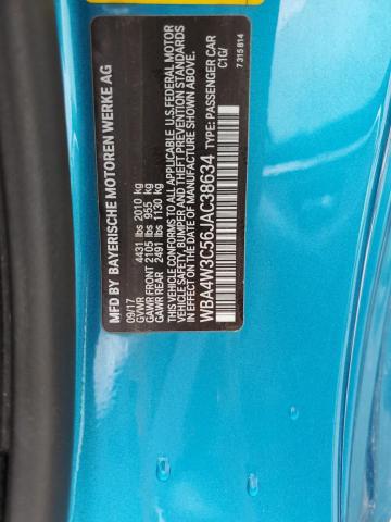 WBA4W3C56JAC38634 BMW 430I