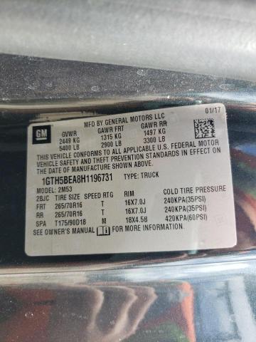 1GTH5BEA8H1196731 GMC Canyon