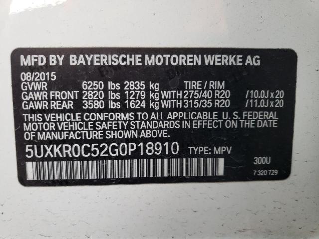 5UXKR0C52G0P18910 BMW X5 Xdrive35i