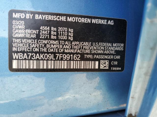 WBA73AK09L7F99162 BMW 228XI