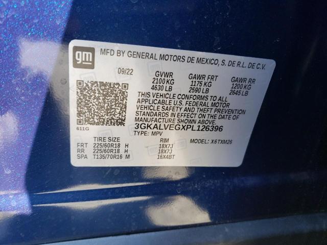 3GKALVEGXPL126396 GMC Terrain Slt