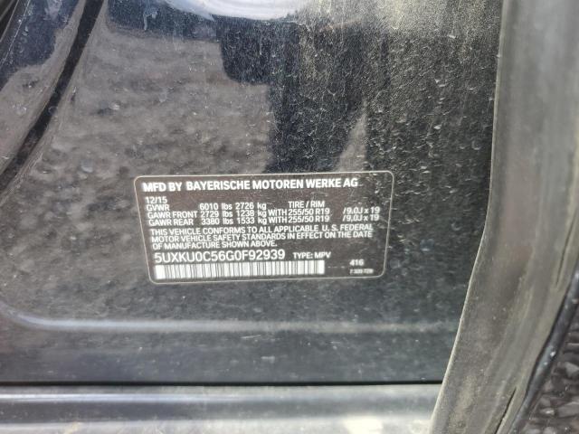 5UXKU0C56G0F92939 BMW X6 Sdrive35i
