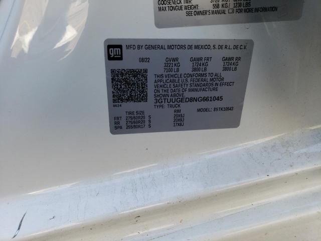 3GTUUGED8NG661045 GMC Sierra K1500 Denali