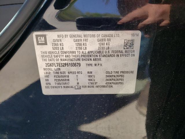 2GKFLTE32F6193679 GMC Terrain Slt