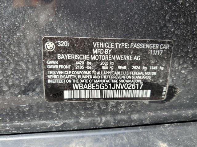WBA8E5G51JNV02617 BMW 320 XI