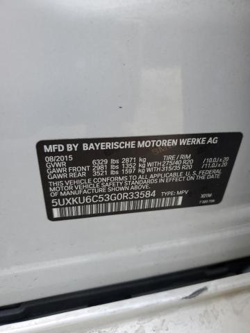 5UXKU6C53G0R33584 BMW X6 Xdrive50i