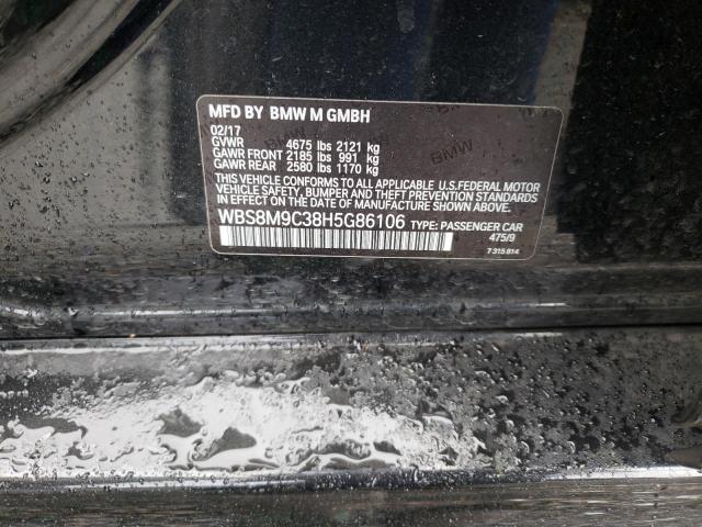 WBS8M9C38H5G86106 BMW M3