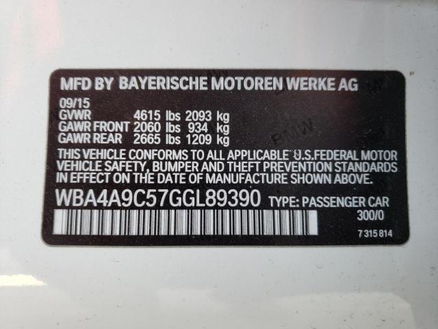 WBA4A9C57GGL89390 BMW 428 I Gran Coupe Sulev