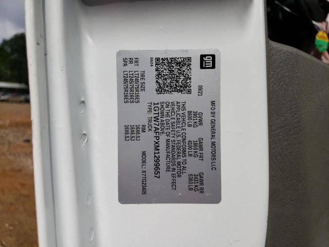 1GTW7AFPXM1299657 GMC Savana G2500