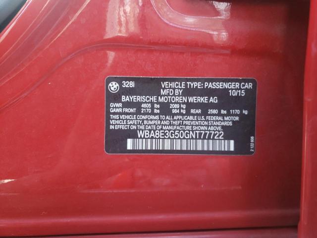 WBA8E3G50GNT77722 BMW 328 Xi Sulev