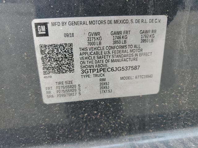 3GTP1PEC6JG537587 GMC Sierra C1500 Denali