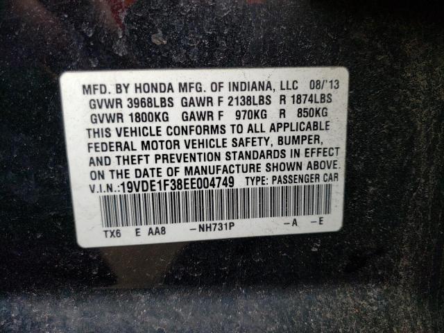19VDE1F38EE004749 Acura ILX 20