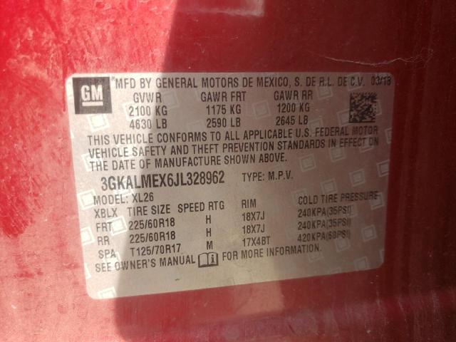 3GKALMEX6JL328962 GMC Terrain Sle