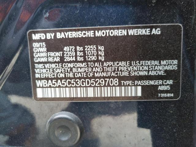 WBA5A5C53GD529708 BMW 528 I