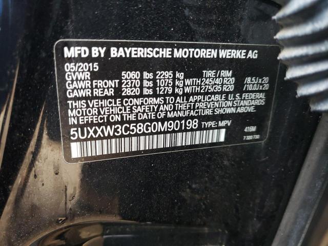 5UXXW3C58G0M90198 BMW X4 Xdrive28i