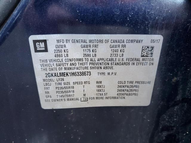 2GKALMEK1H6338673 GMC Terrain Sle