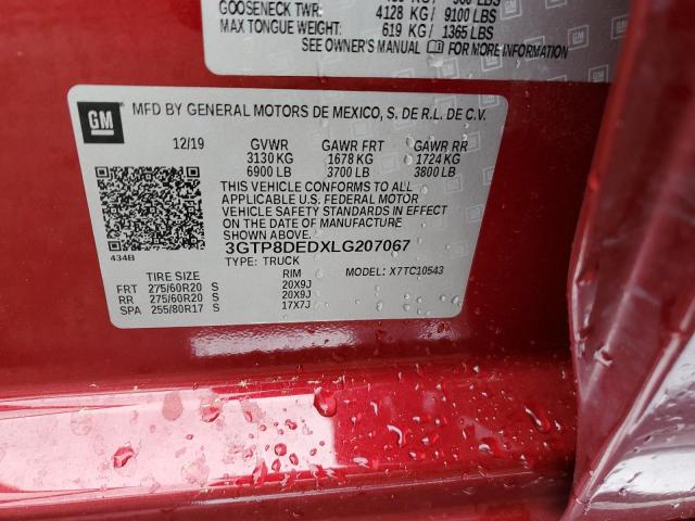 3GTP8DEDXLG207067 GMC Sierra C1500 Slt