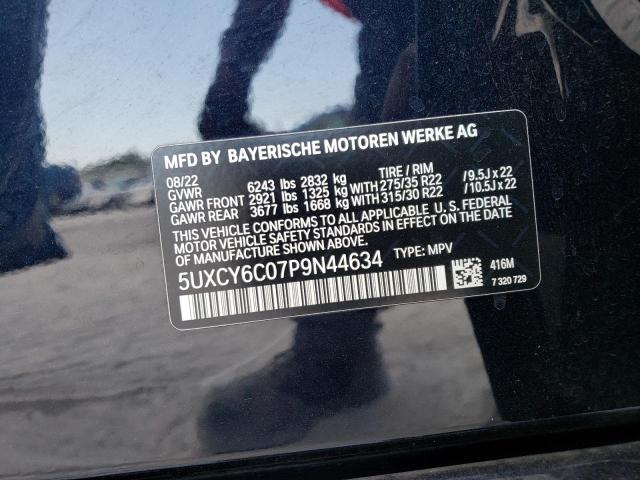 5UXCY6C07P9N44634 BMW X6 Xdrive40i