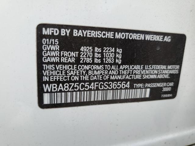 WBA8Z5C54FGS36564 BMW 328 Xigt Sulev