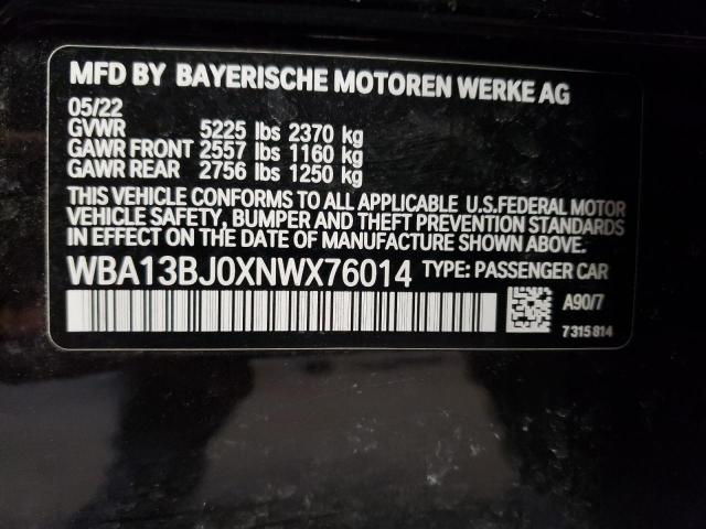 WBA13BJ0XNWX76014 BMW 530 XI