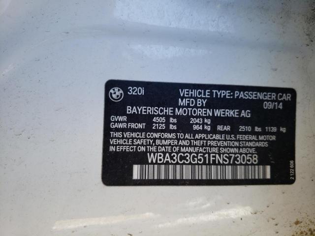 WBA3C3G51FNS73058 BMW 320 I Xdrive