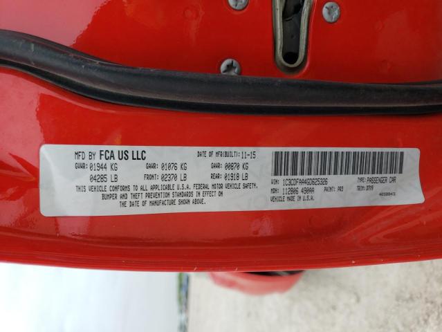 1C3CDFAA4GD625326 Dodge DART SE