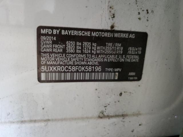 5UXKR0C58F0K58196 BMW X5 Xdrive35i