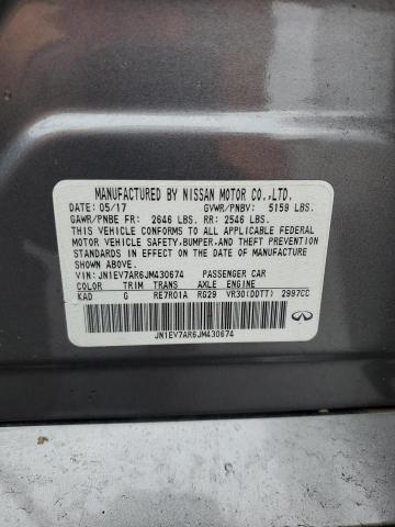 JN1EV7AR6JM430674 Infiniti Q50 LUXE
