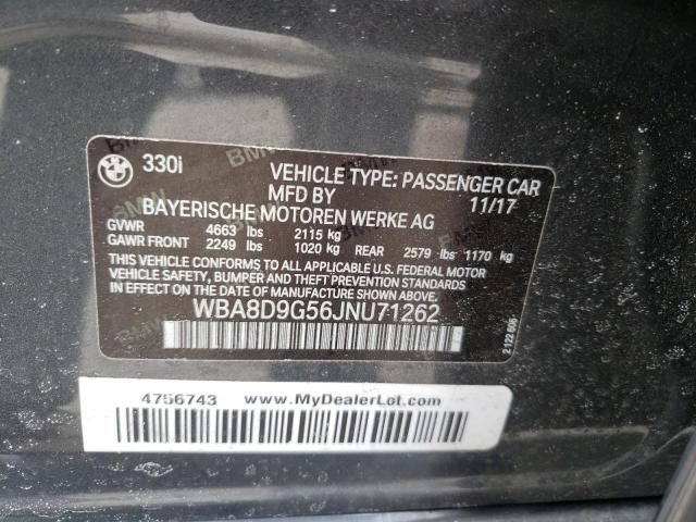 WBA8D9G56JNU71262 BMW 330 XI