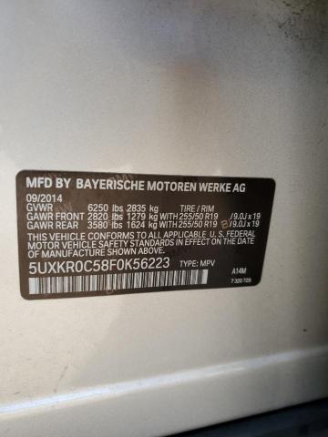 5UXKR0C58F0K56223 BMW X5 Xdrive35i